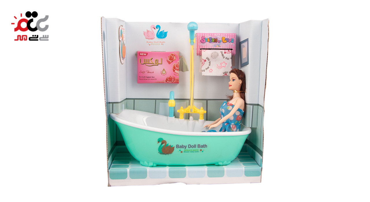 اسباب بازی وان حمام باربی موزیکال 1008