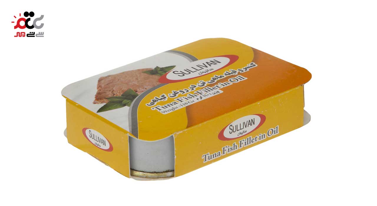 کنسرو فیله ماهی تن در روغن گیاهی سالیوان 110 گرمی