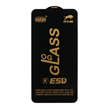 محافظ صفحه نمایش شیشه ای درجه یک Samsung A10 / A10S / M10 / M20 / M01S - Full Cover OG - ESD OVOG - (بدون پک) - مشکی