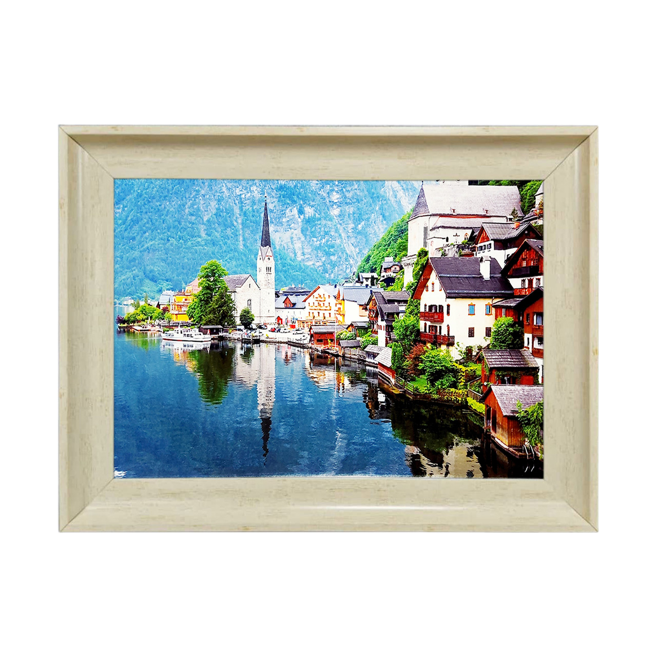 تابلو فرش چاپی طرح منظره کد 10023 سایز 50×35 سانتی متری