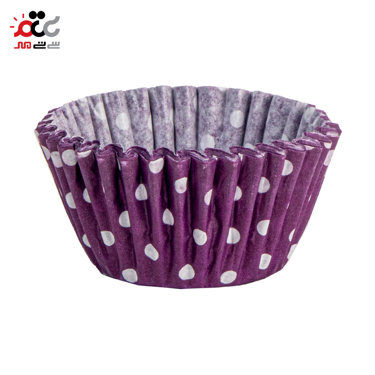 کپسول کاغذی کاپ کیک طرح خال خالی سایز بزرگ