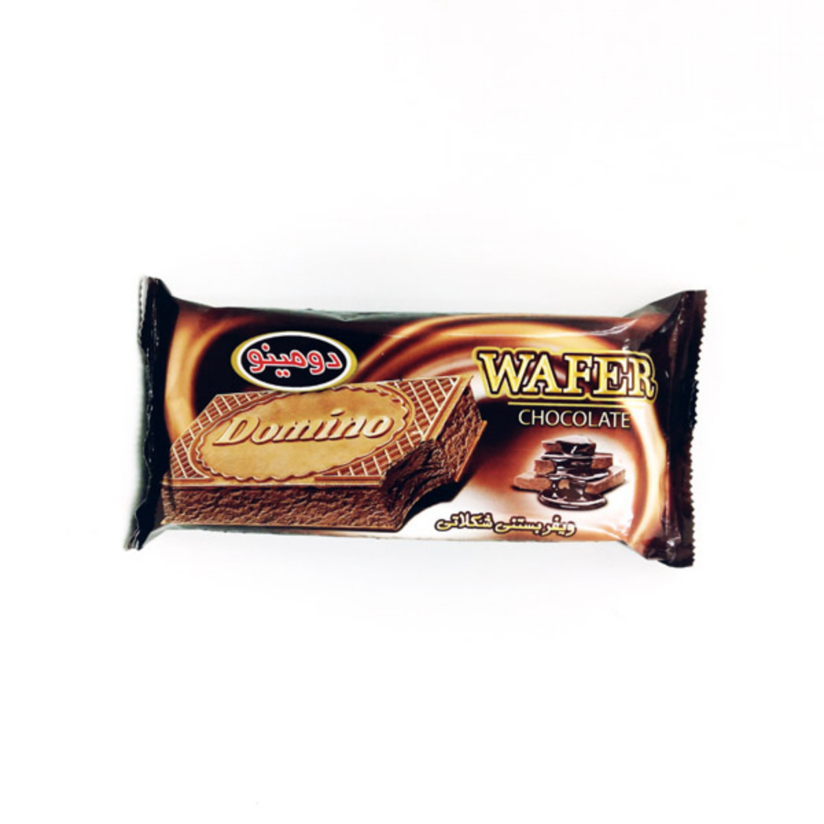 بستنی ویفرنا شکلاتی حصیری دومینو 90 گرمی