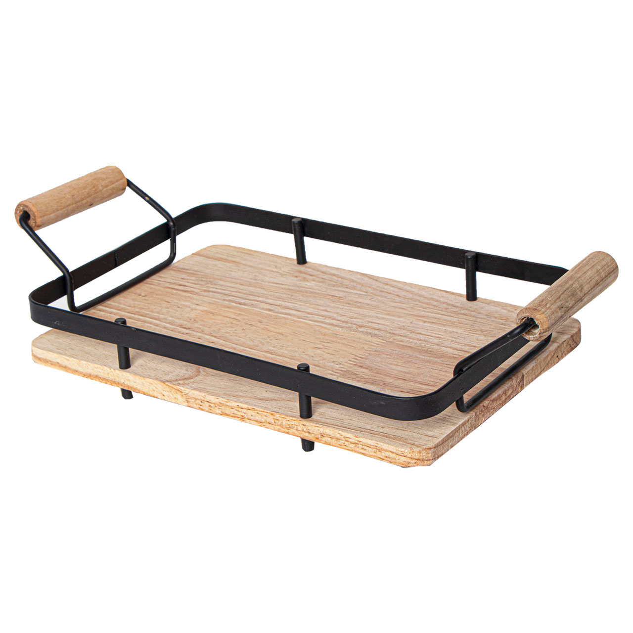 سینی چوبی مدل دسته دار