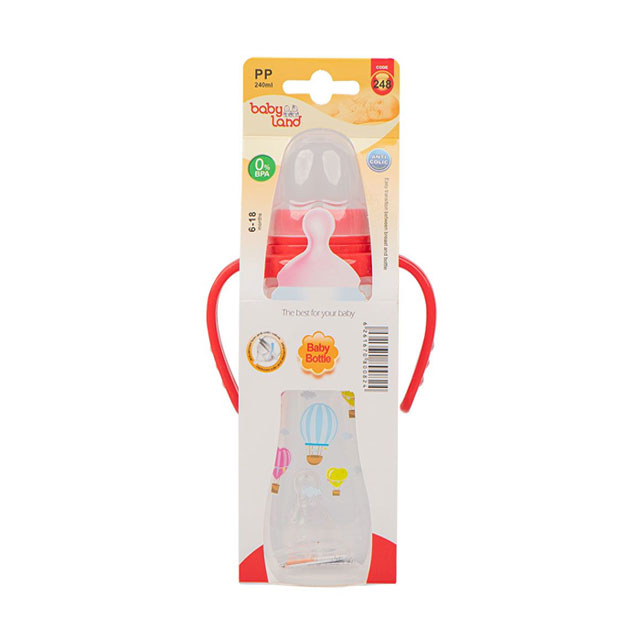 شیشه شیر کلاسیک فندوقی بی بی لند کد 248 ظرفیت 240میلی لیتری