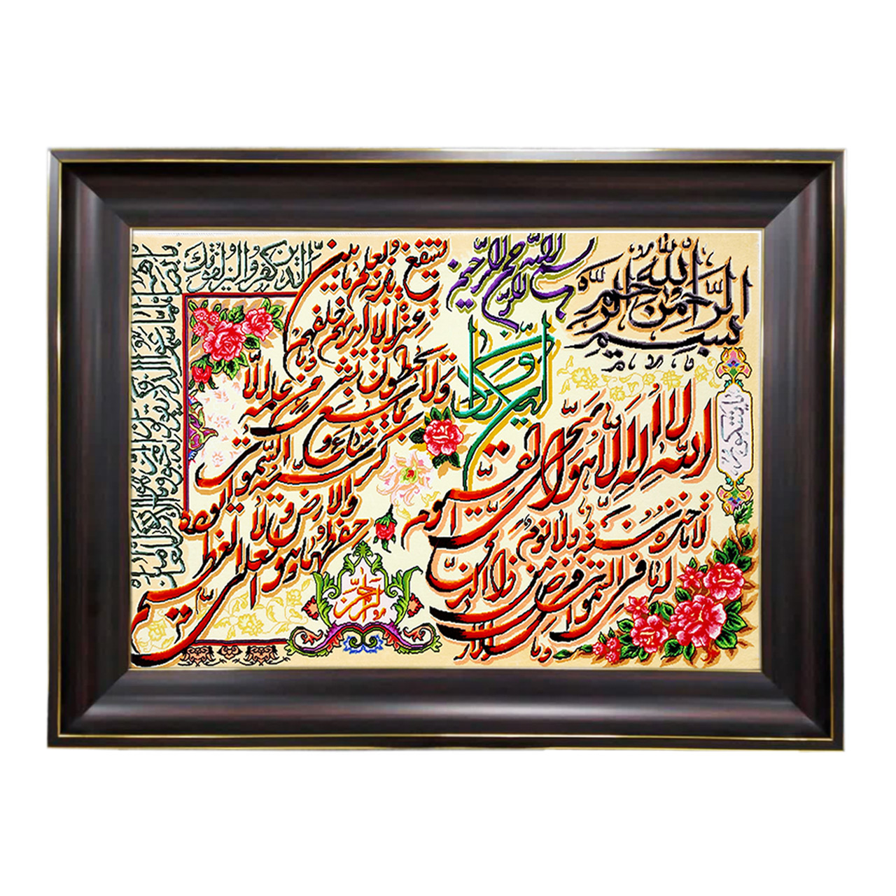 تابلو فرش چاپی طرح وان یکاد کد 15018 سایز 40×60 سانتی متری