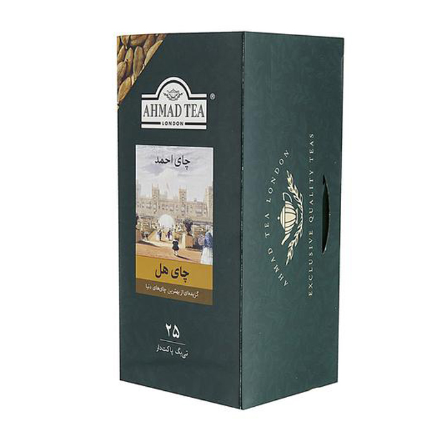 تی بگ پاکت دار با طعم هل احمد 25 عددی