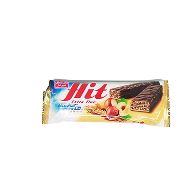ویفر فندقی با روکش شکلات شیری هیت شیرین عسل 50 گرمی