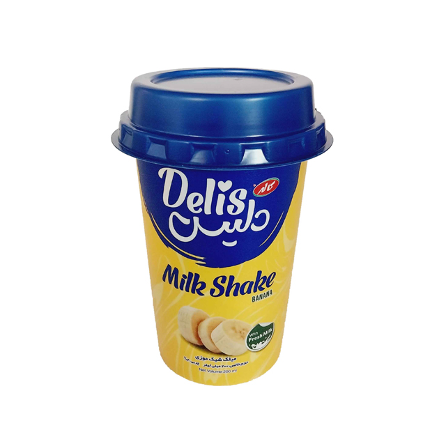 میلک شیک موزی دلیس کاله 200 میلی لیتری