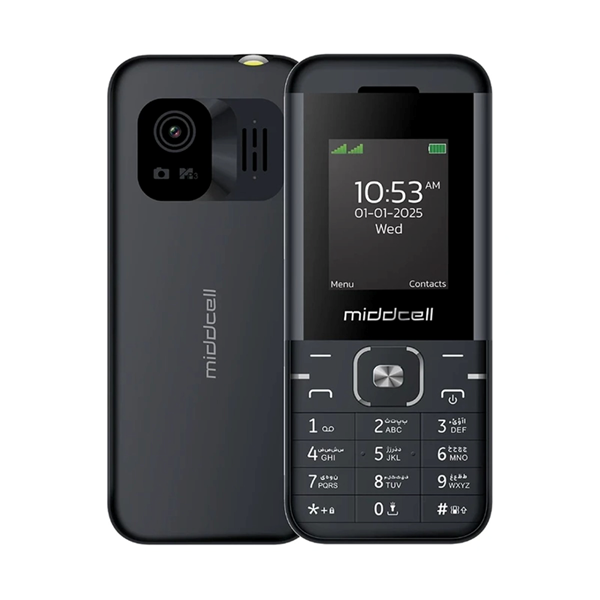 گوشی موبایل Middcell مدل M5310 - مشکی خاکستری