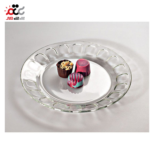 پیش دستی شیشه ای کاوه مدل مروارید 6 عددی