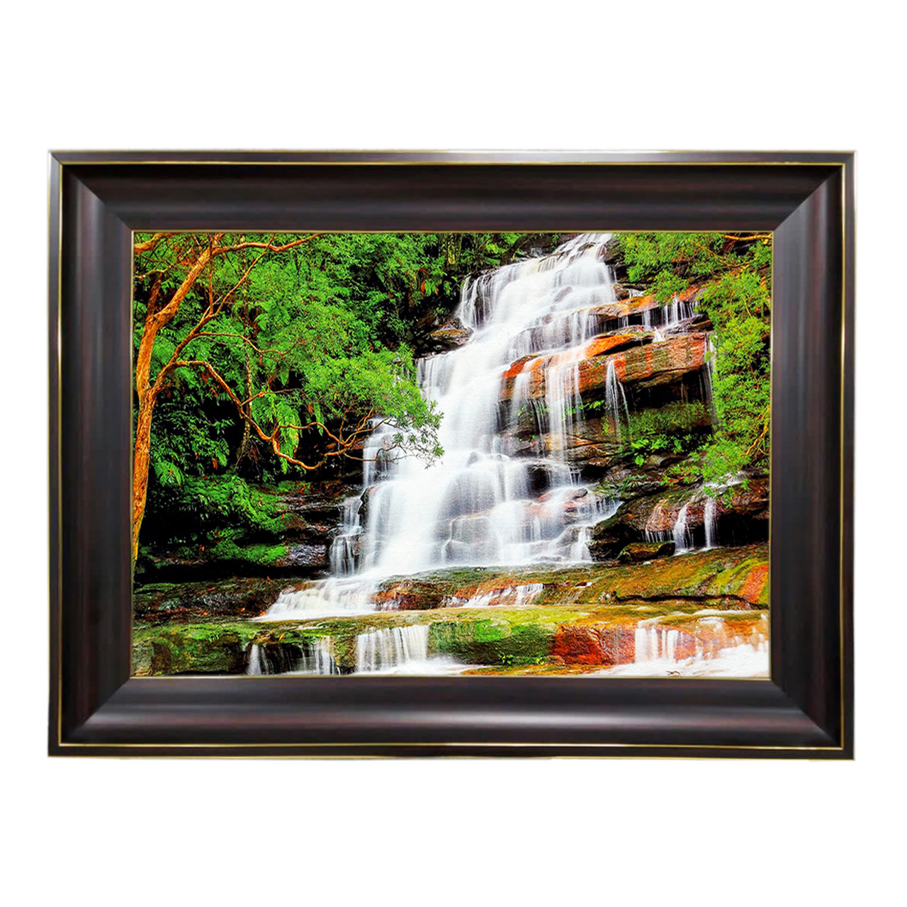 تابلو فرش چاپی طرح آبشار کد 10203 سایز 60×40 سانتی متری