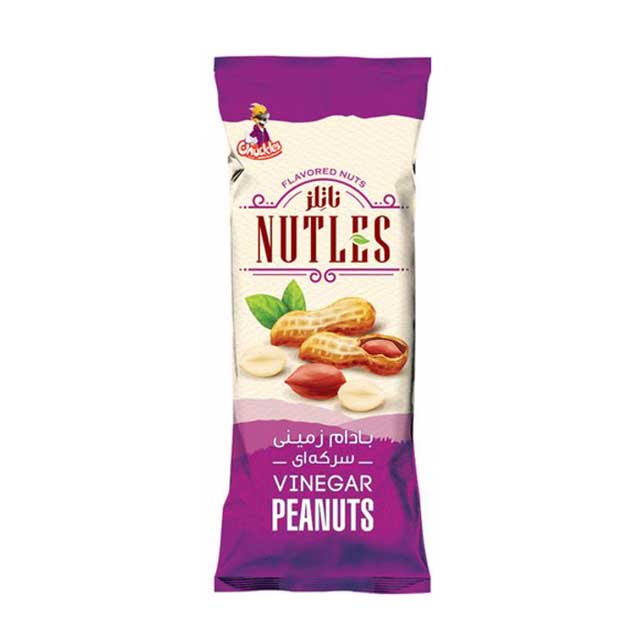 بادام زمینی سرکه ای ناتلز 40 گرمی