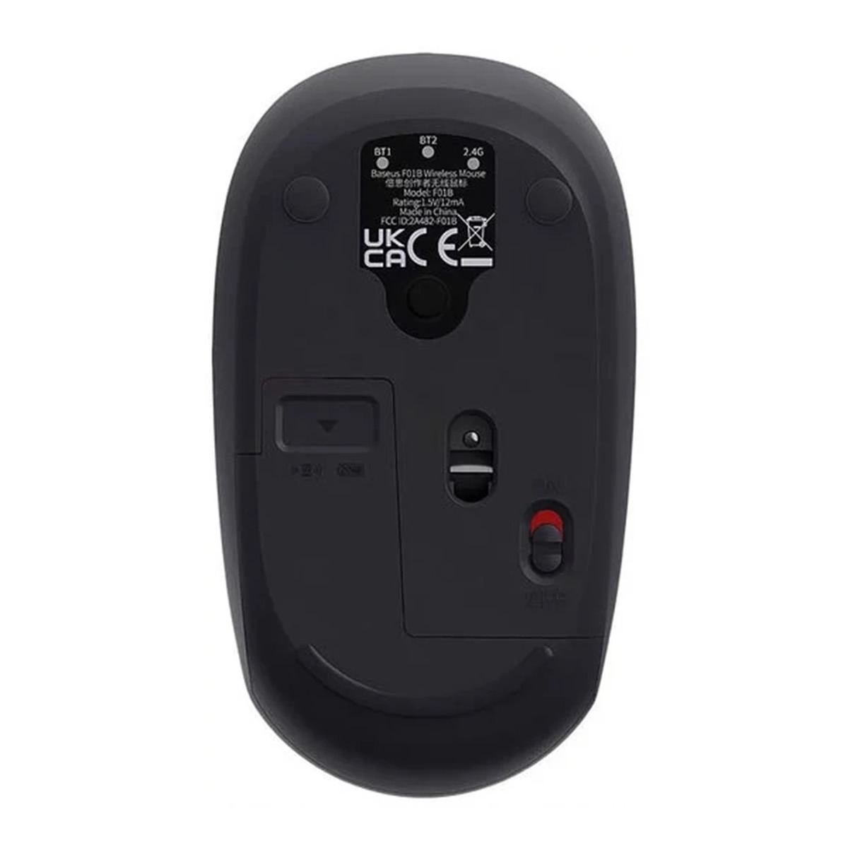ماوس بی سیم Baseus مدل F01A B01055502833-00 - خاکستری (گارانتی 24 ماهه آونگ)