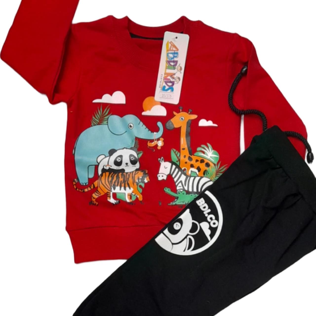 ست بلوز و شلوار پسرانه پنبه ای دورس کد 01