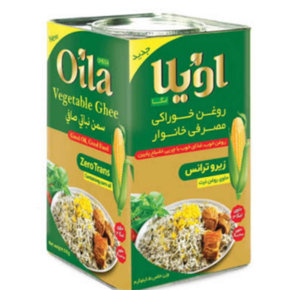 روغن نباتی جامد اویلا 5 کیلوگرمی