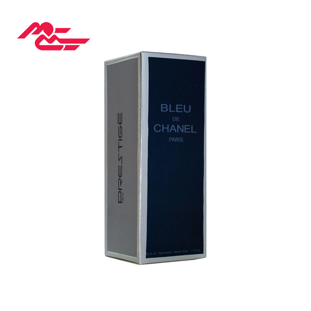 عطر جیبی مردانه نیو پرستیژ کالر مدل Bleu De Chanel حجم 35 میلی لیتری