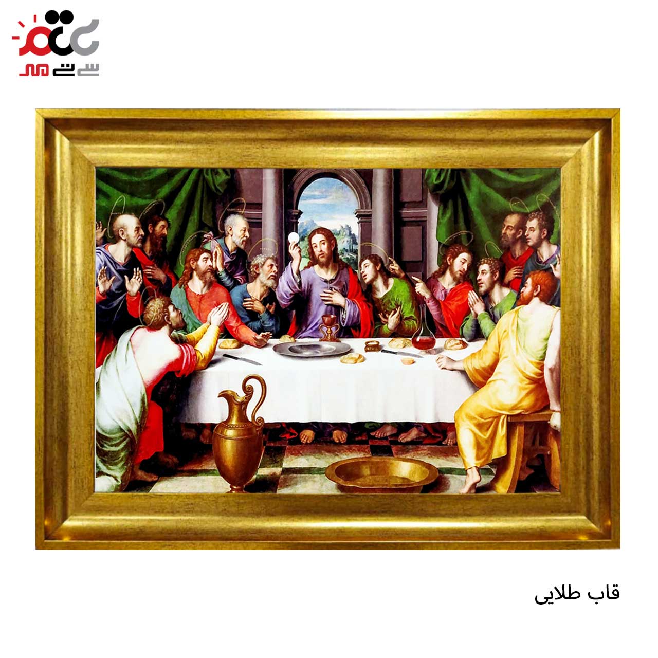 تابلو فرش چاپی طرح فرشته کد 11088 سایز 100×50 سانتی متری