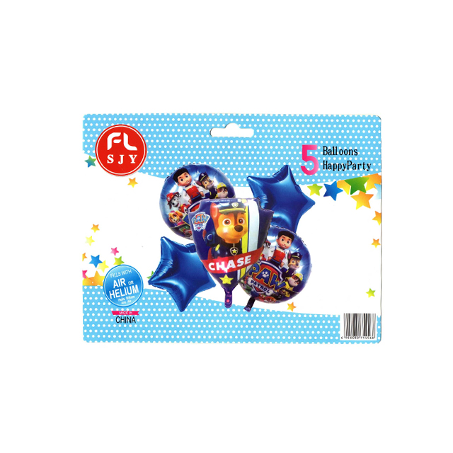 خرید بادکنک فویلی 5 تکه