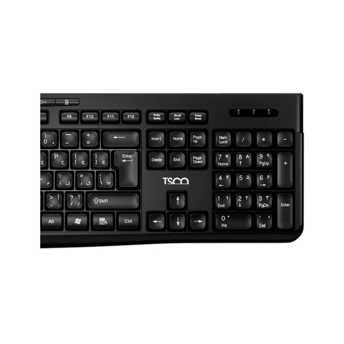 کیبورد بی سیم TSCO مدل TK 7007W - مشکی