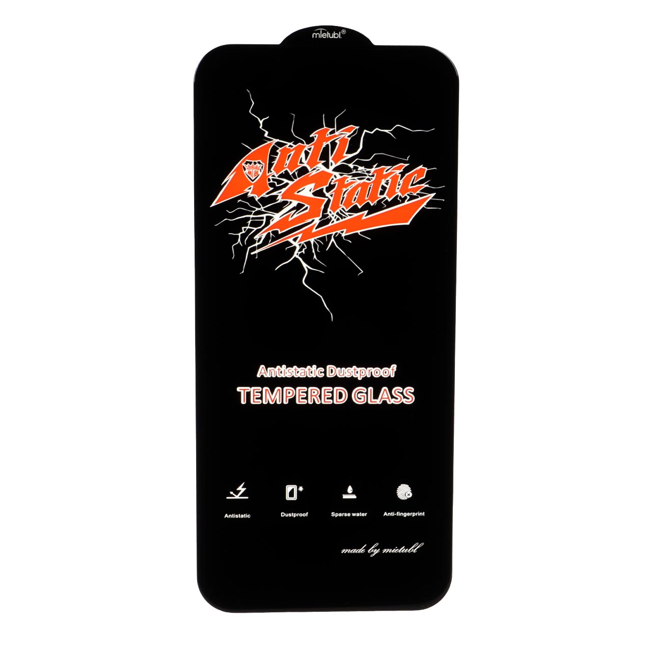 محافظ صفحه نمایش شیشه ای Honor X8c - Full Cover Anti Static Mietubl (بدون پک) - مشکی