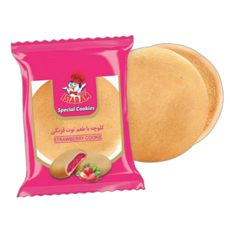 کلوچه با طعم توت فرنگی ناب ایسترم 75 گرمی