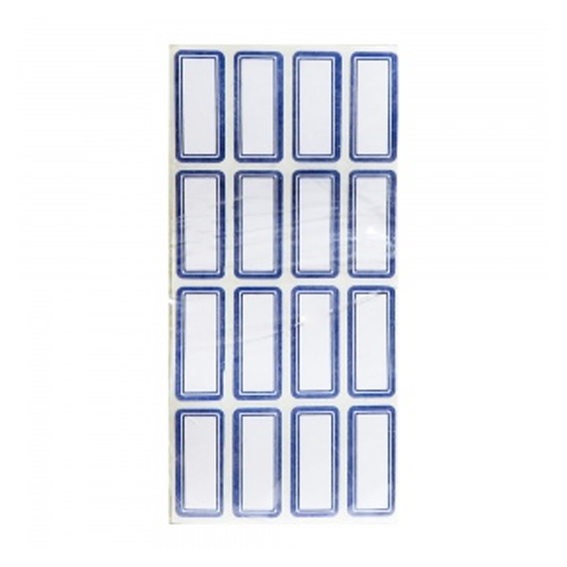 برچسب دور آبی 16 عددی