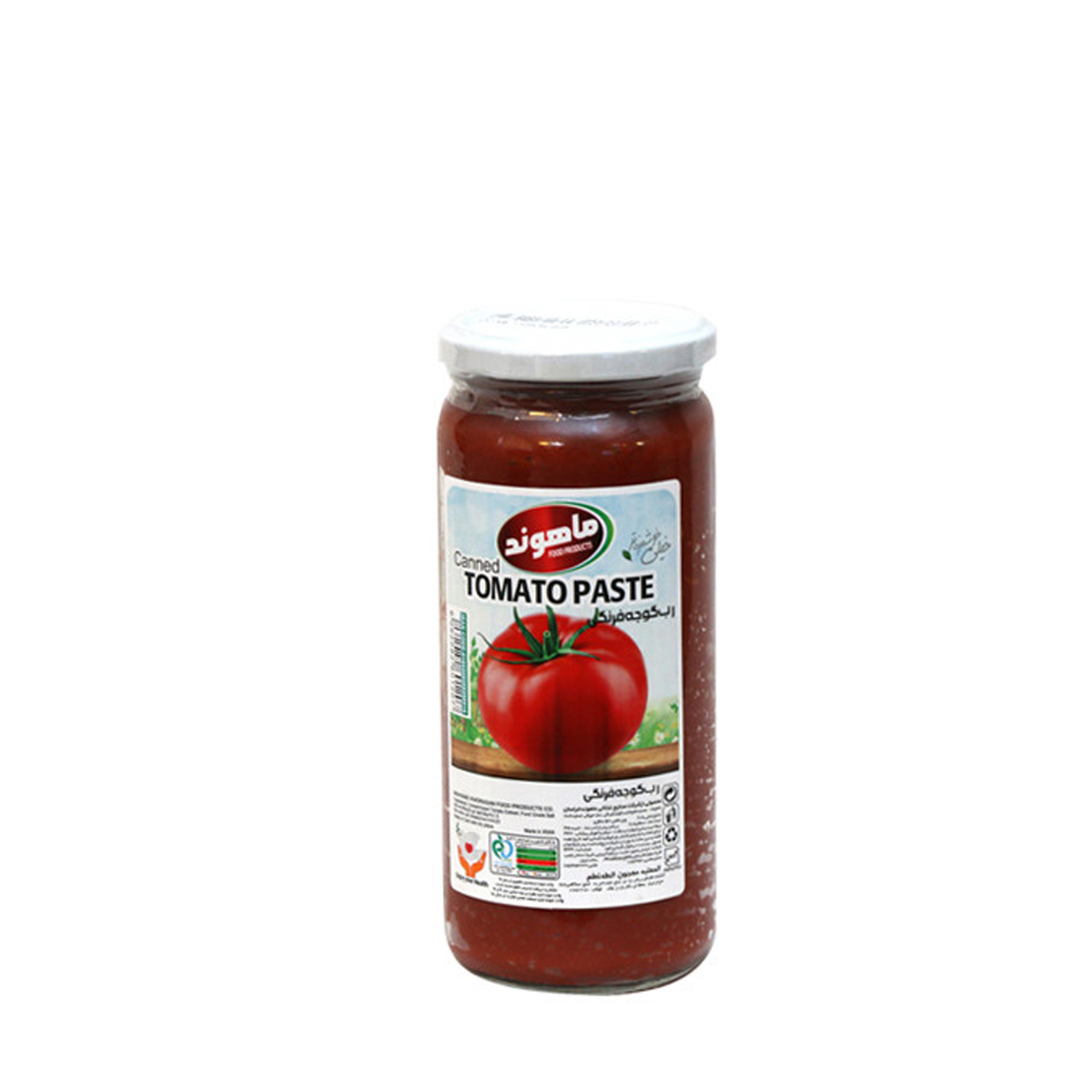 رب گوجه فرنگی شیشه ای ماهوند 480 گرمی