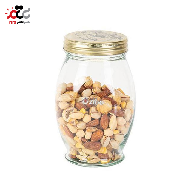 بانکه شیشه ای زیبا مدل ژیلوس سایز 2