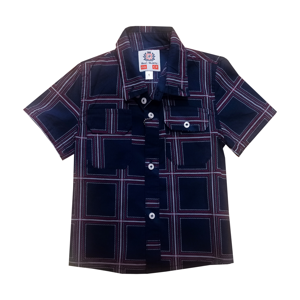 پیراهن پسرانه مدل چهارخونه کد 219