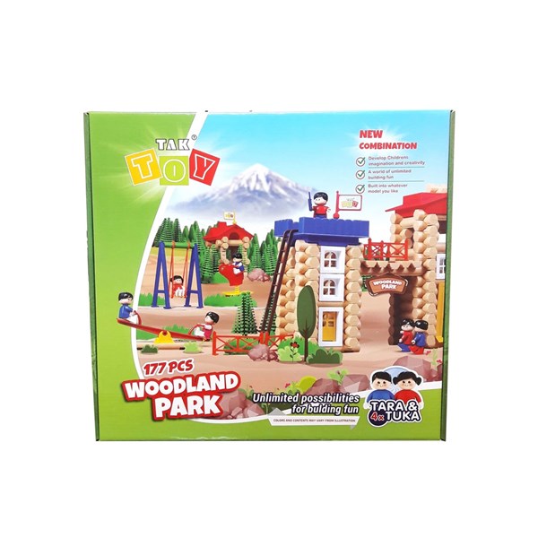 اسباب بازی ساختنی  تک توی مدل Woodland Park بسته 177 قطعه