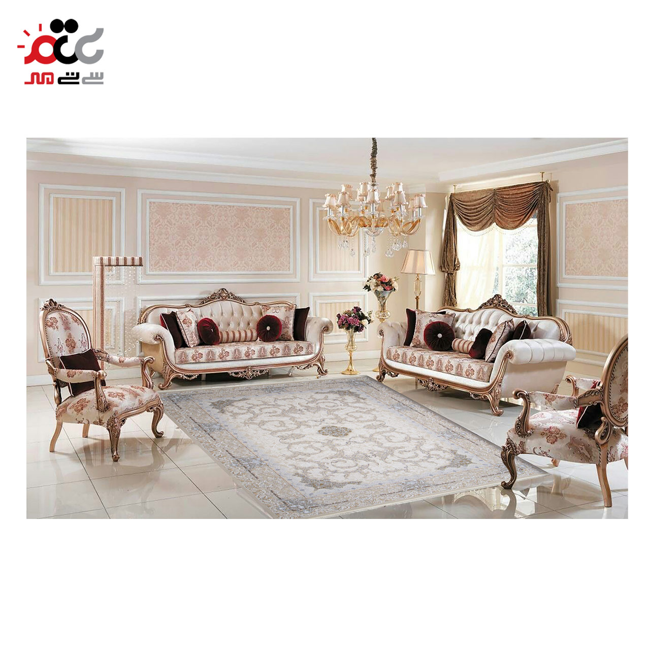 طراحی زیبای فرش ماشینی