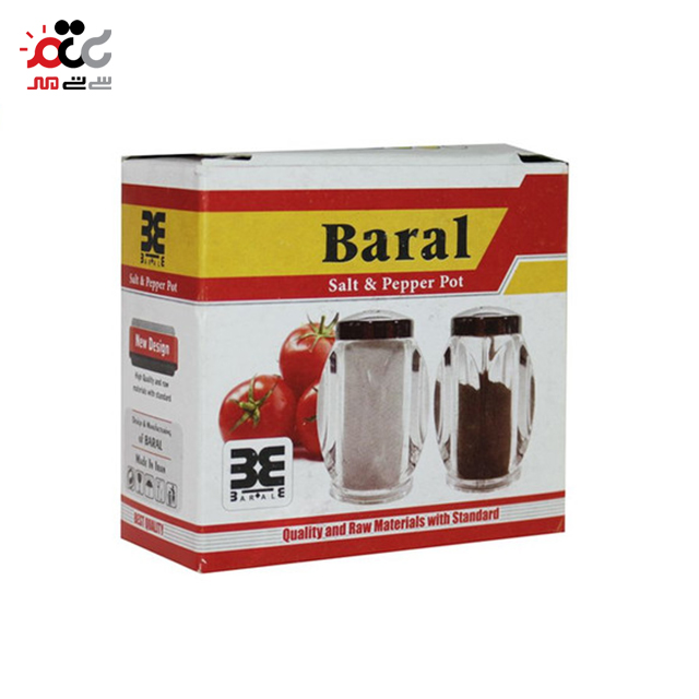 نمک پاش کریستال ساده بسته 2 عددی