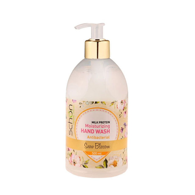 مایع دستشویی کرمی شون مدل snow blassom حجم 500 میلی لیتری 