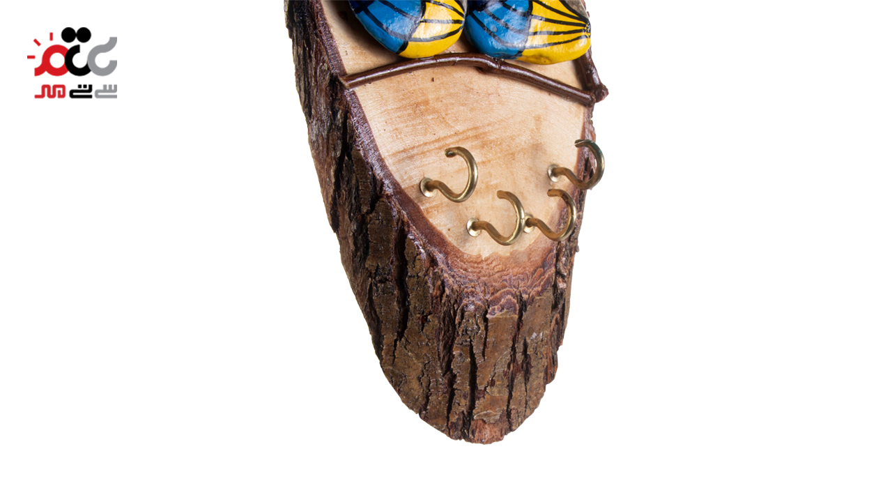 جا کلیدی چوبی طرح جغد