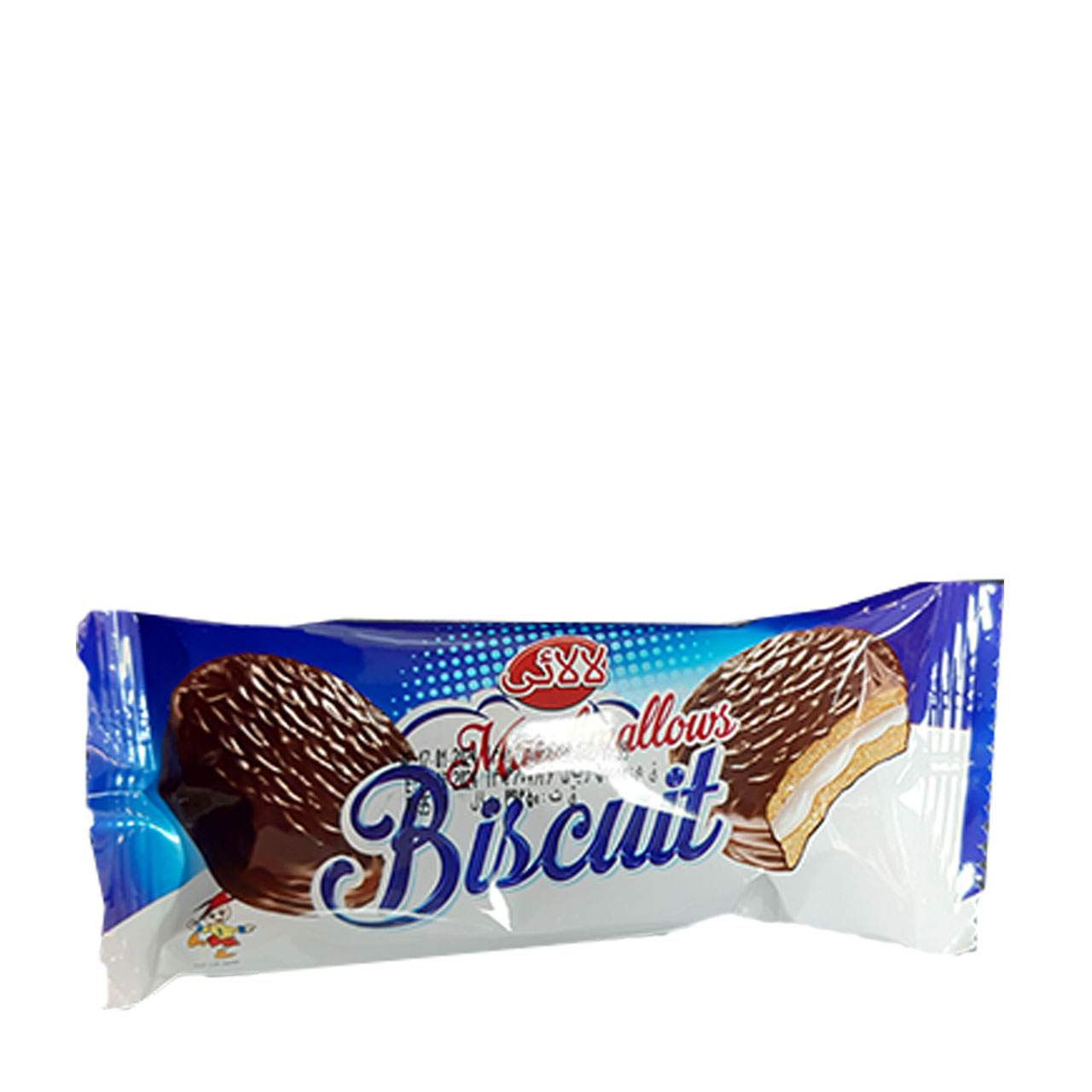 بیسکویت کرمی لالائی با روکش کاکائو 40 گرمی