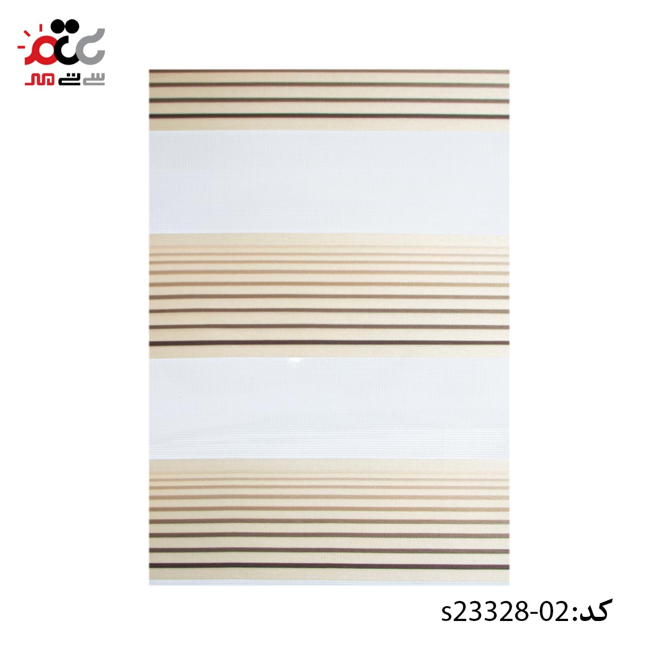 پرده زبرا سان وی مدل راه راه عرض 310 سانتی متری