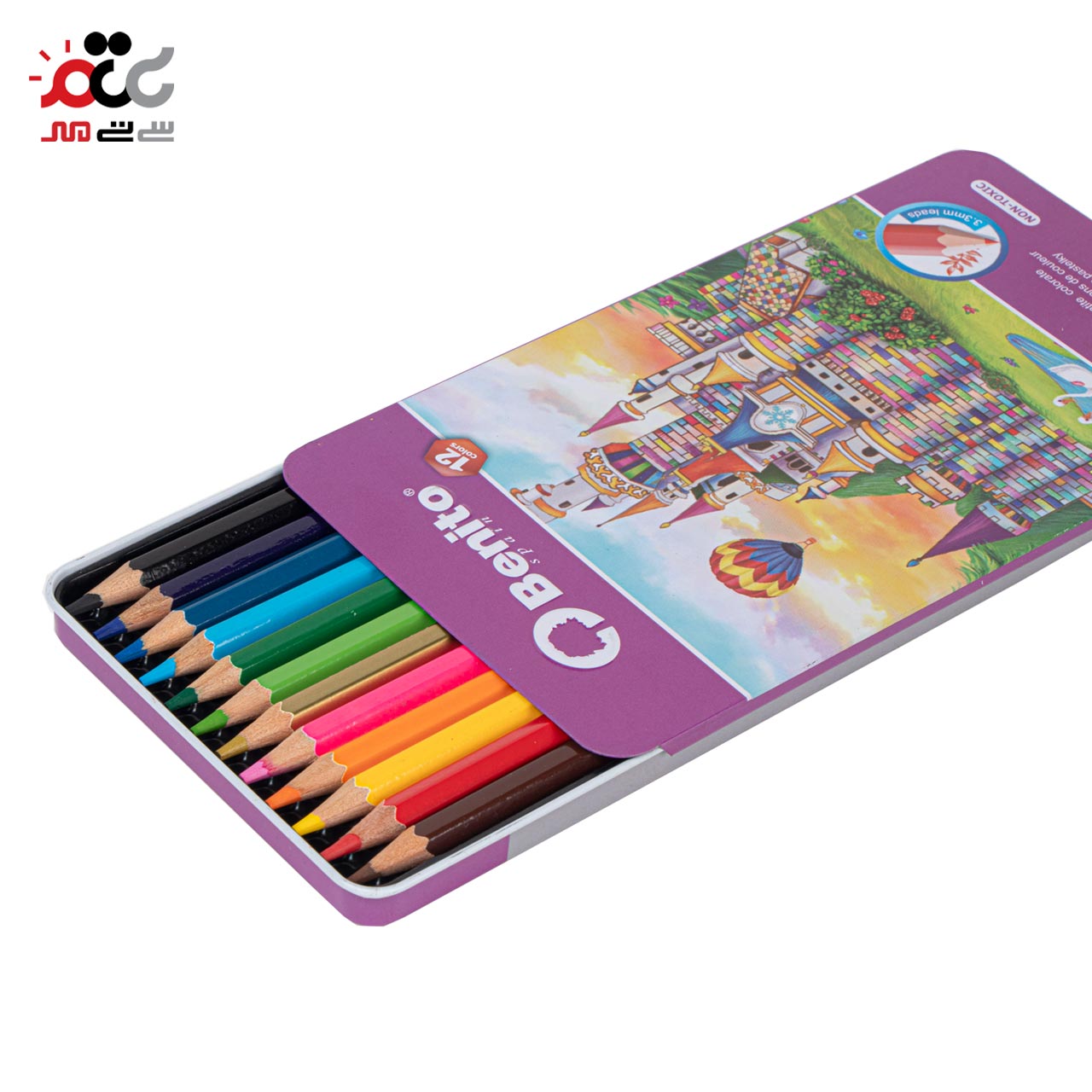 مداد رنگی بنیتو بسته 12 عددی