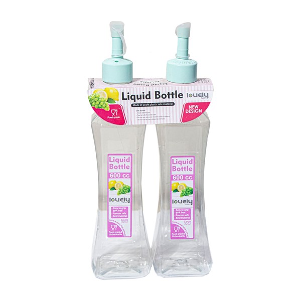 آبلیمو خوری پلاستیکی هوم سان مدل لاولی ظرفیت 600 میلی لیتری بسته 2 عددی