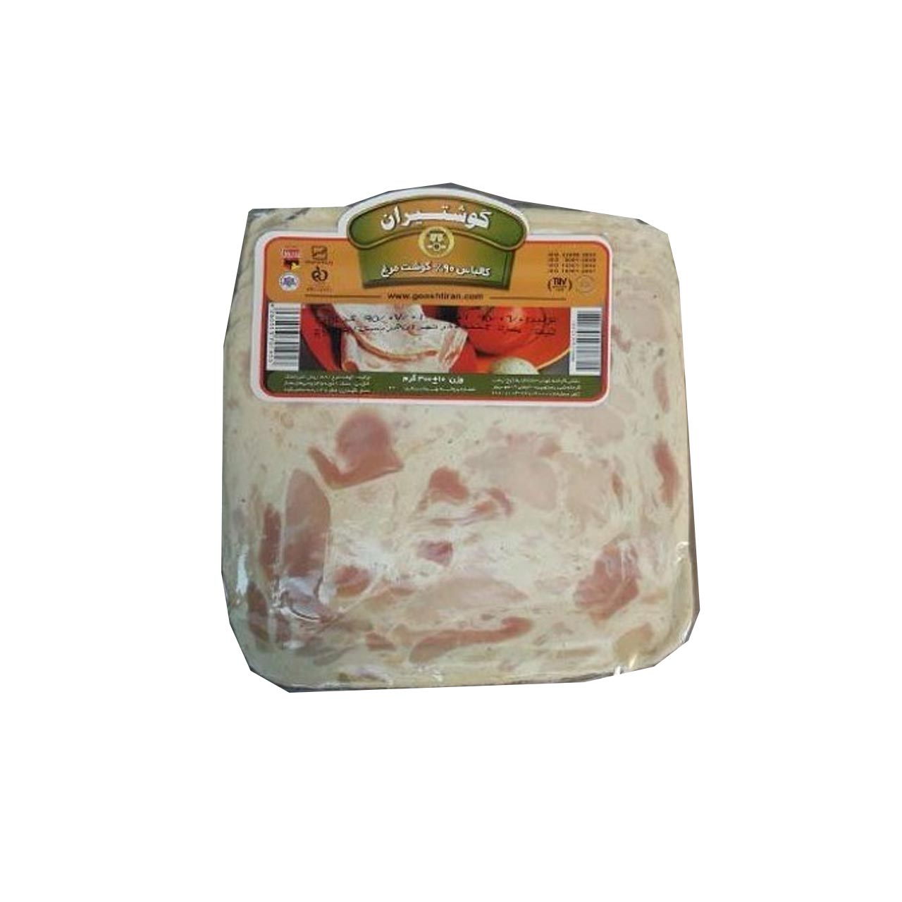 کالباس مرغ 90 درصد گوشتیران 300 گرمی