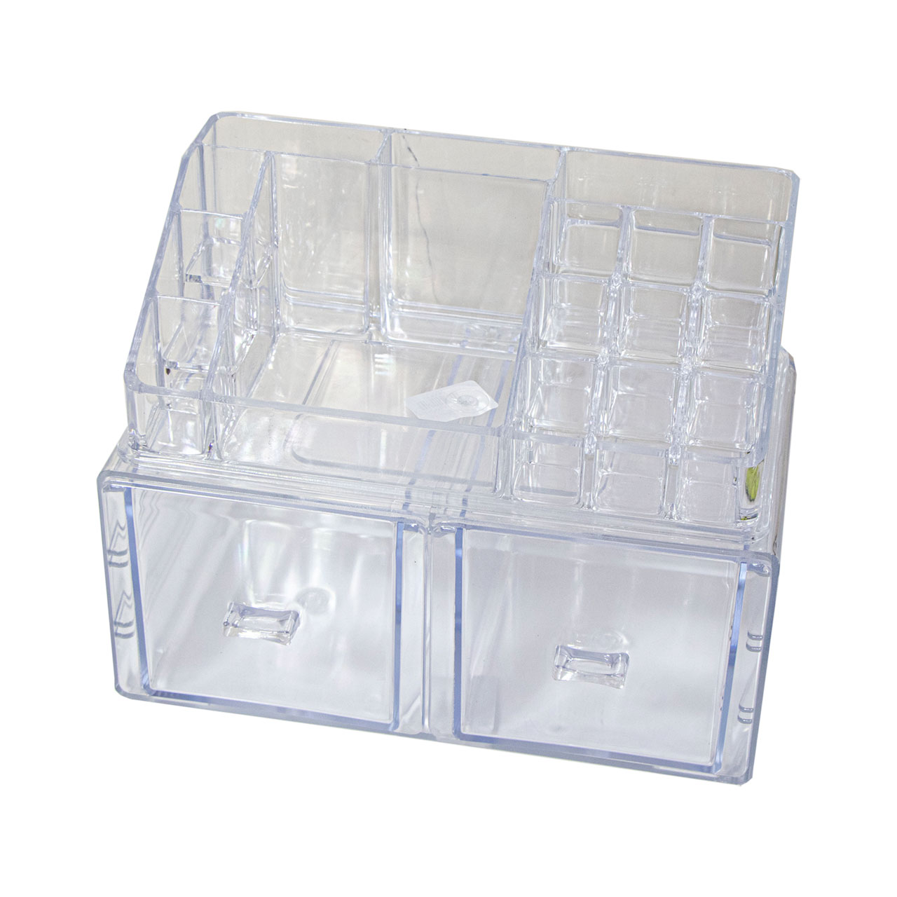 استند اکریلیک لوازم آرایشی مدل 2 کشو