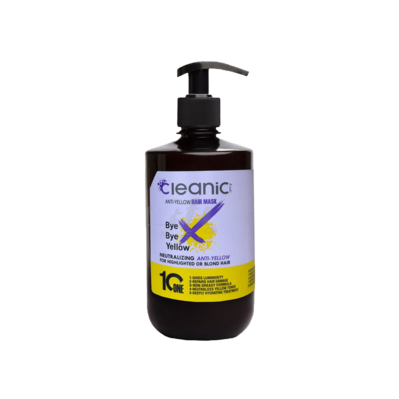 ماسک مو ضد زردی داخل حمام کلینیک حجم 550 میلی لیتری