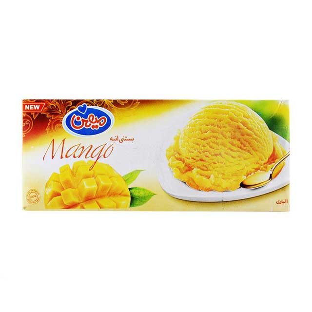 بستنی انبه میهن 1000 میلی لیتری