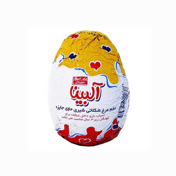 تخم مرغ شانسی آلبینا شیرین عسل 20 گرمی