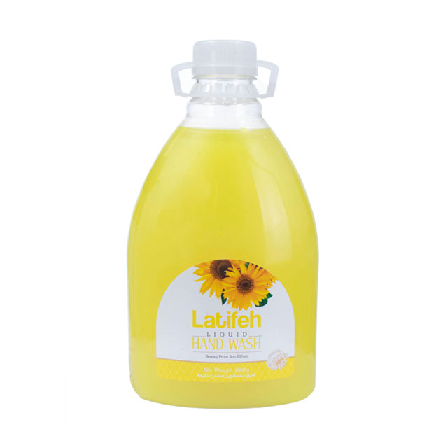 مایع دستشویی زرد لطیفه 2000 میلی لیتری