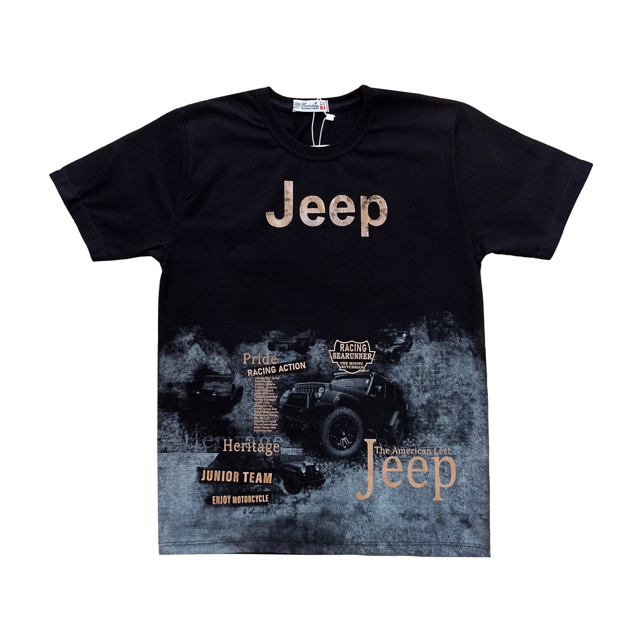 تیشرت مشکی مدل jeep کد 217