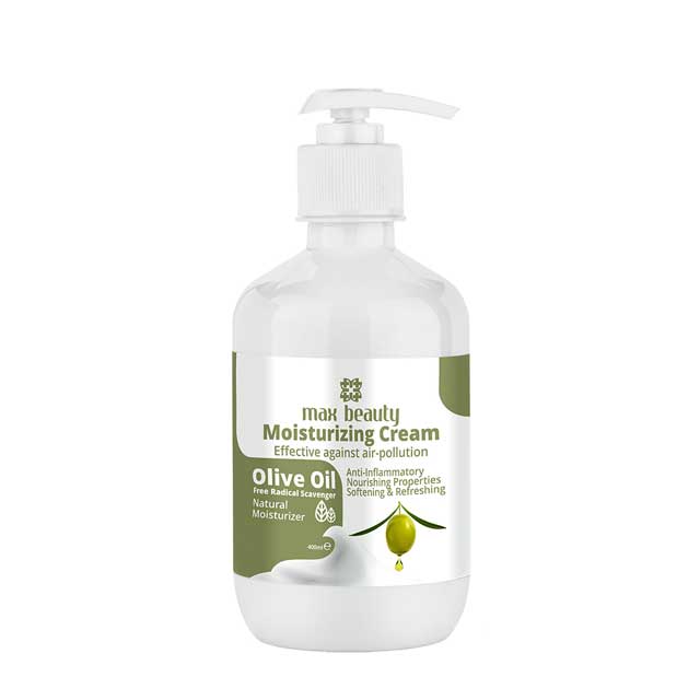 کرم مرطوب کننده مکس بیوتی مدل زیتون 400 میلی لیتری