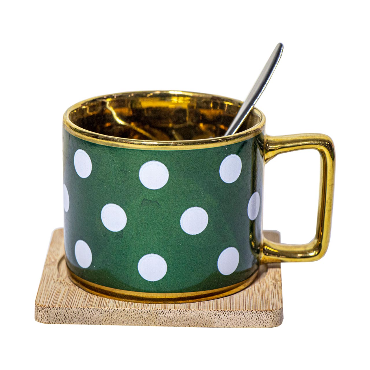 لیوان سرامیکی رامین طرح خال خالی