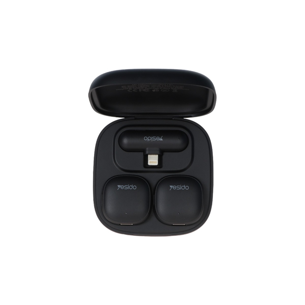 میکروفون بی سیم Yesido Lightning مدل KR20 - مشکی (openbox)