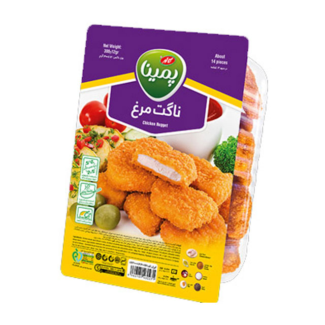 ناگت مرغ پمینا کاله 450 گرمی