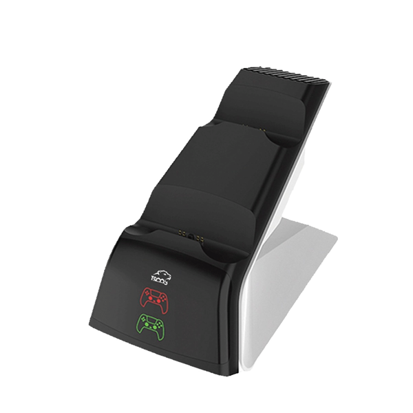 استند و شارژر دسته بازی TSCO PS5 مدل TGC16 - مشکی سفید (گارانتی 18 ماهه تسکو)